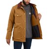 Carhartt Loose Fit Firm Duck Blanket-Lined Chore Coat, Carhartt Brown, Medium, REG 103825-BRNMREG